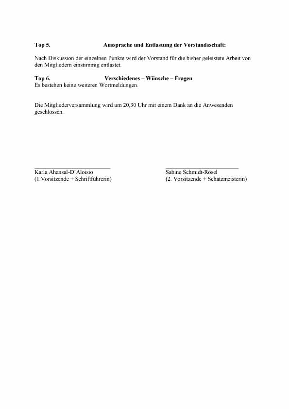 Mitgliederversammung 2012 Imdokal