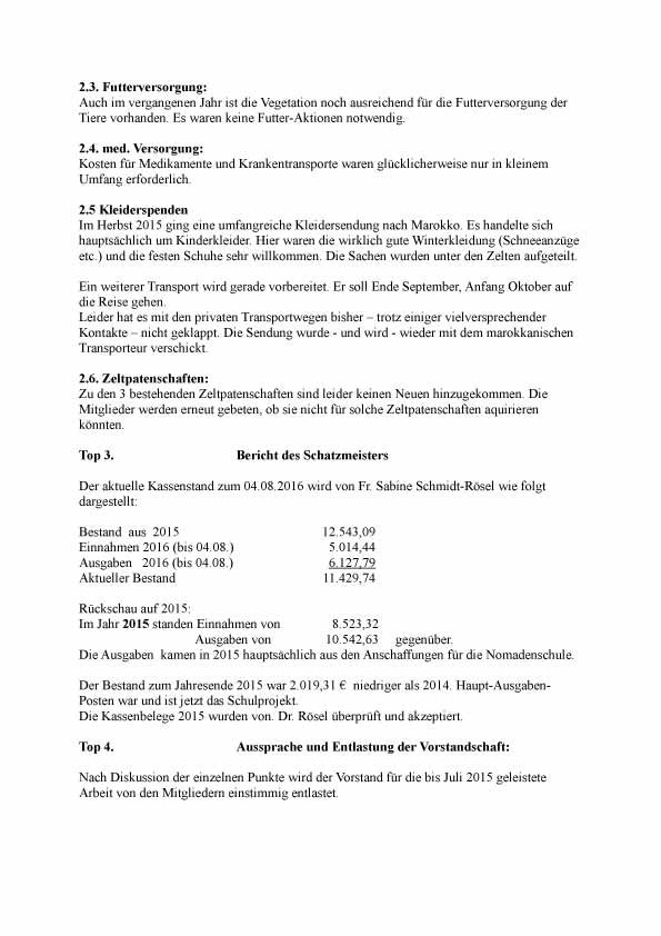 Mitgliederversammung 2016 Imdokal